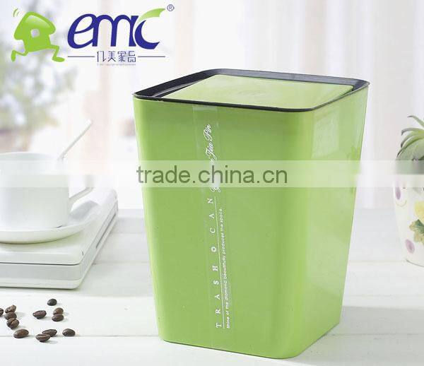 New desk plastic dustbin, plastic dustbin with lids