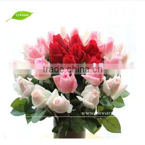 GNW FLS05 Decoration flowers Wholesale Table Centerpiece Real Touch Flower Rose