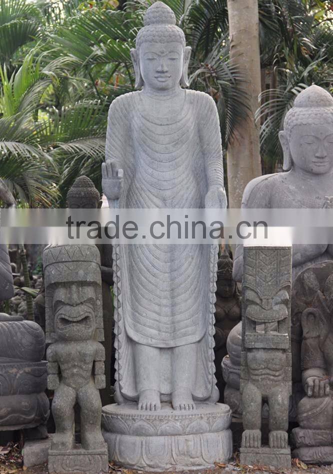 outdoor garden decor stone carving gemstone buddha statues