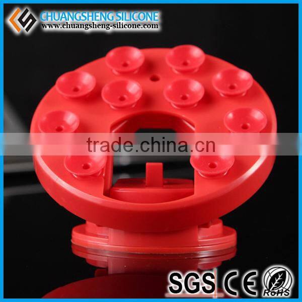 360 degred rotating car sucker phone holder, silicone holder, plastice phone stand