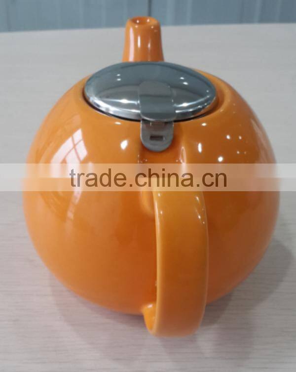 BTHJC-1 Ceramic 1.2L with stainless steel lid and infuser teapot