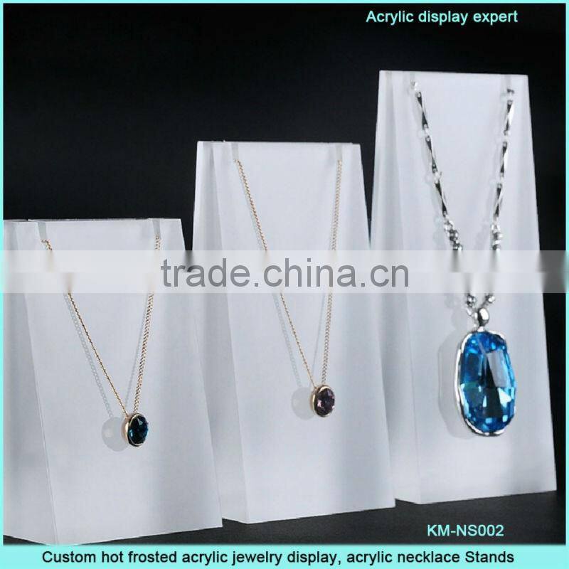 acrylic necklace holder, acrylic necklace display stand can holder 4pcs necklace