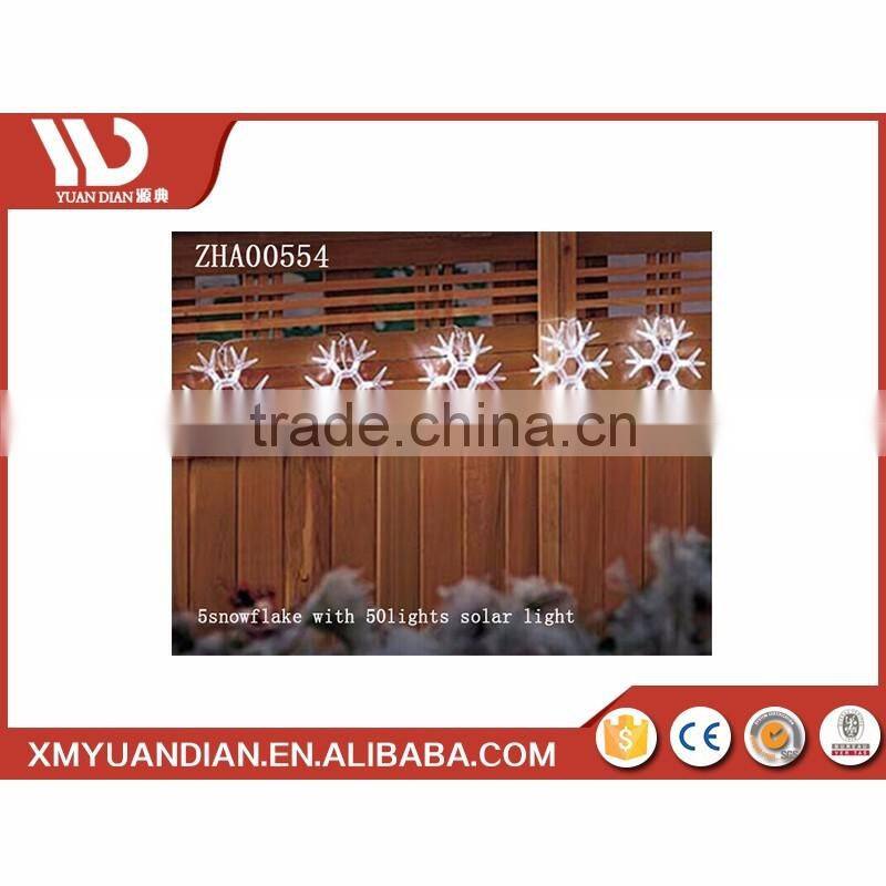 Wholesale Holiday Living Personalized Snowflakes Star Garden Solar Christmas Light Up Ornaments