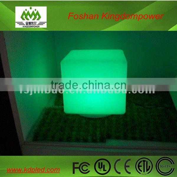 20x20x20cm RGB Color Change led glowing RGB cube