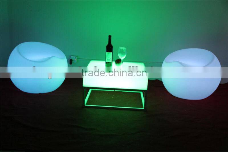 rechargeable outdoor led furniture/led table/led outdoor furniture