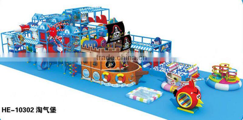 $39 (CHD-843) Kindergarten Pirate Ship Adventure indoor playground, indoor children playground, kids indoor playground for sale