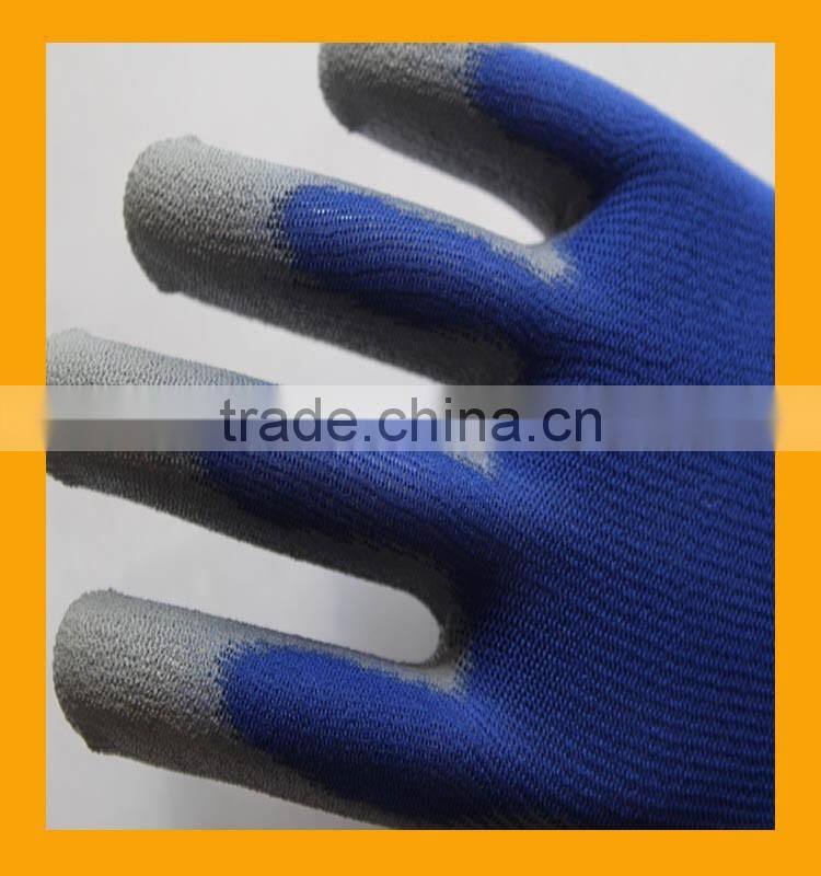 18Gauge Plain Style and Daily Life Usage Nylon PU Glove