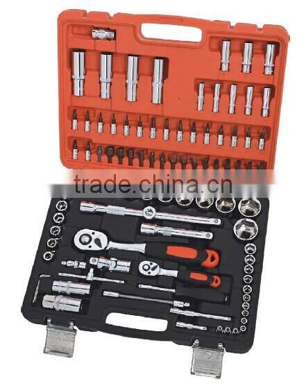 94pcs CRV sockets & bits tools set with ratchet wrench