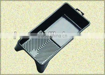 Black 7" 4" paint roller brush plastic Paint tray
