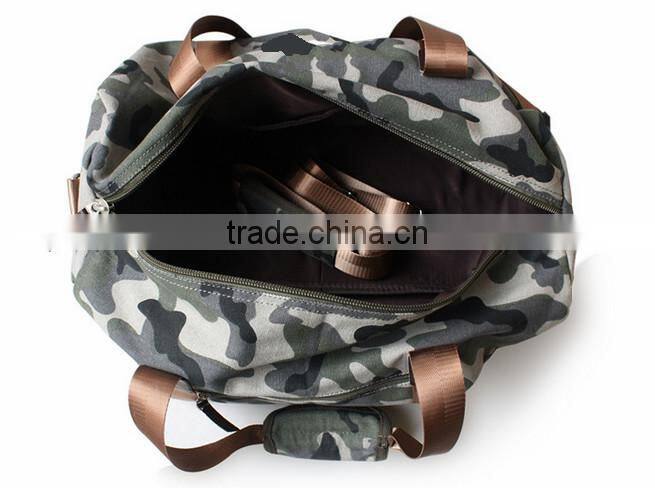 Custom colors canvas duffel travel bag