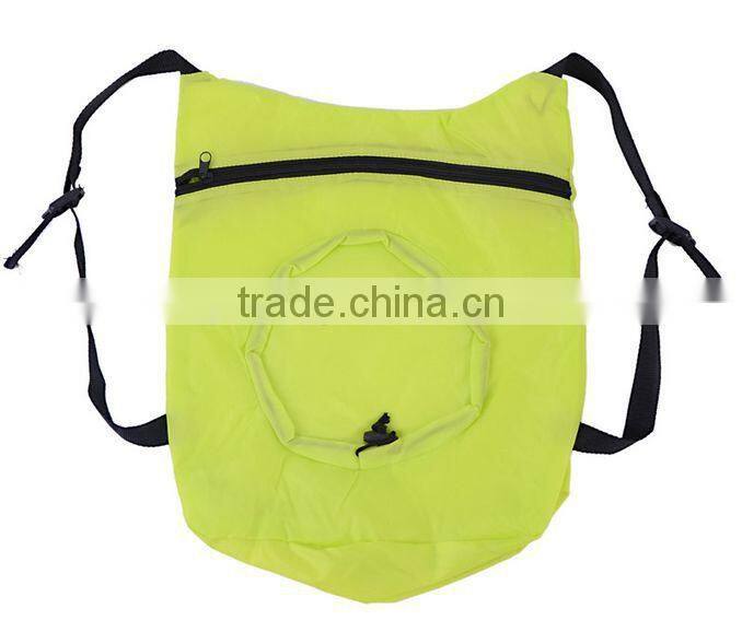 Round ball shape foldable travel backpack bag(CF-236)