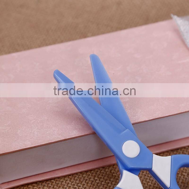 CIJ03-- Hot sale All plastic student scissors , safe scissors