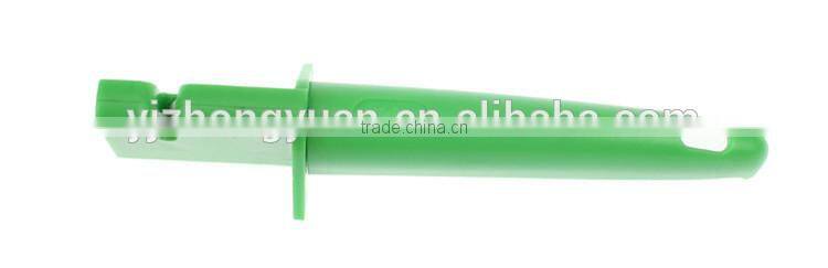 ZY-M1026 promotional green mini kitchen knife sharpener