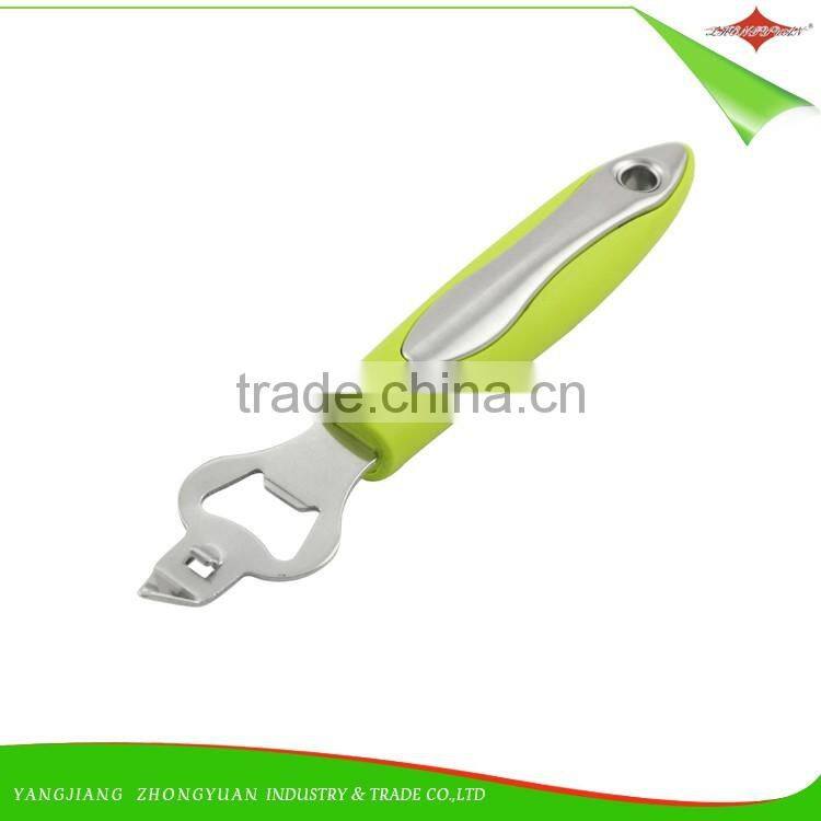 ZY-A221634 Creative safe cut easy to use Factory Customizable Stainless Steel beer speed Bottle Opener