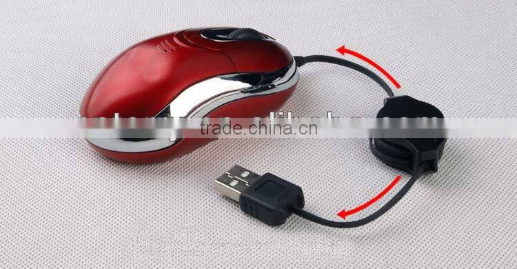 Telescopic line mouse USB petals mouse optical mouse