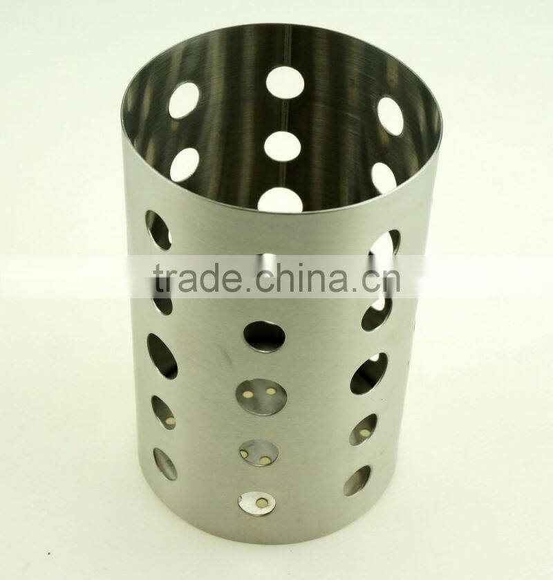 42126 Stainless steel Chopstick Tube/ Kitchen Utensil Holder / chopsticks holder