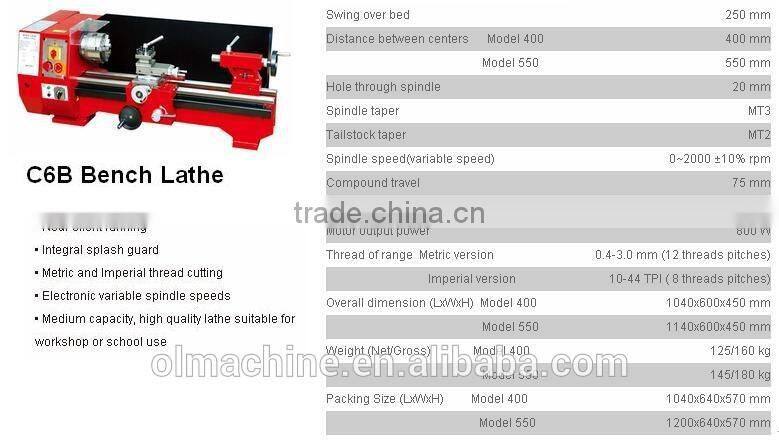 small Lathe including Naro lathe, Baby lathe, Micro lathe, Mini lathe, Bench lathe, with swing 100 110 140 180 210 250 280 305