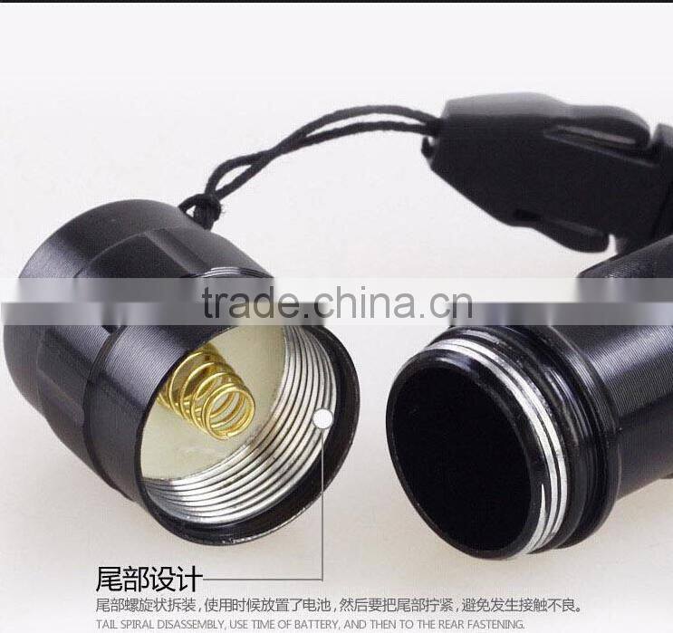 Promotion 91% off Best Quality Aluminum alloy Watwaterproof Mini LED Flashlight long distance police torch