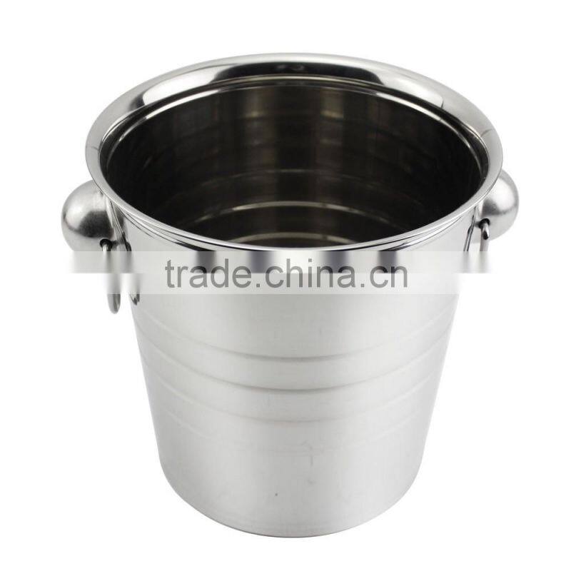 Wholesale champagne Beer Ice Bucket Custom Bulk Stainless Steel Metal Ice Bucket