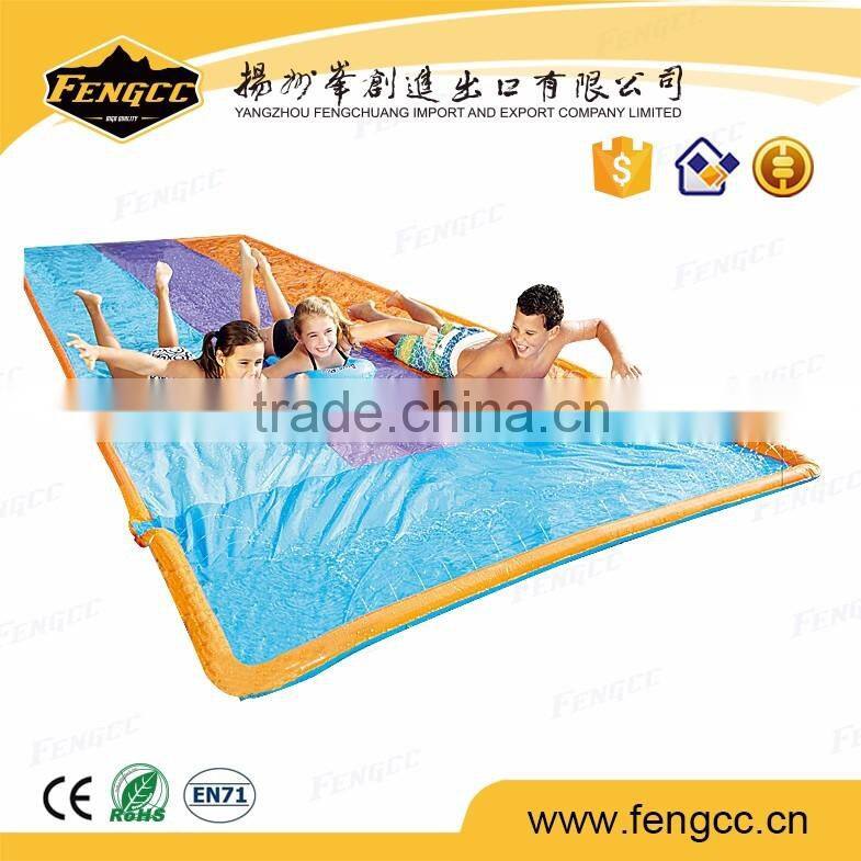 EU market floated colorful printing PVC swimming pool slide