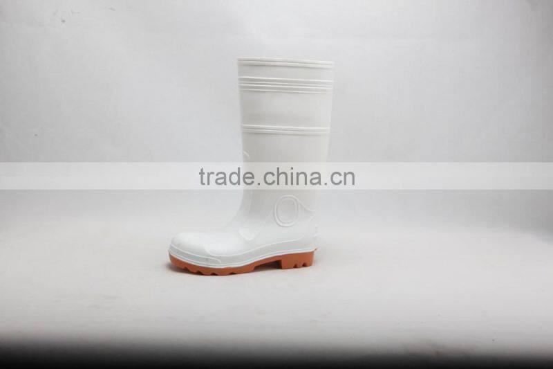 White PVC Safety Working Gumboots for Special Situation
