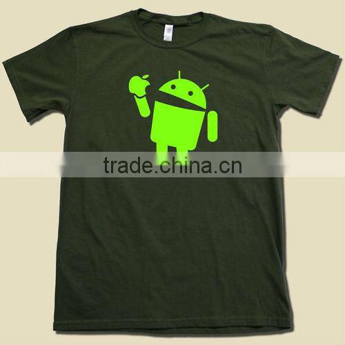Android eats Apple t-shirt FUNNY nerd computer geek tee