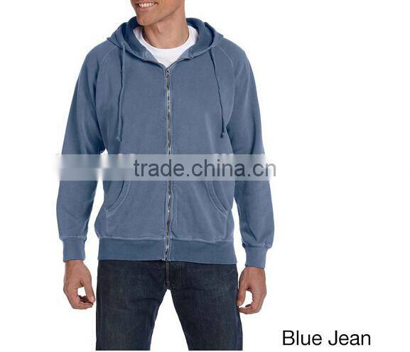 Men's 10-ounce Garment-dyed Full-zip Hoodie