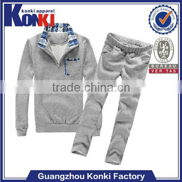 Succinct custom casual woman sport sets jogging suits