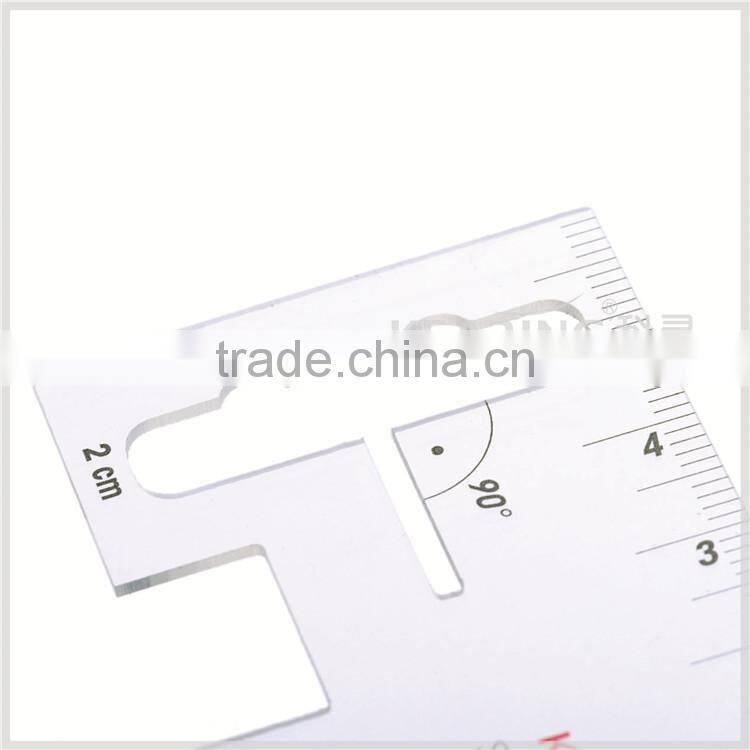 Kearing transparent plastic Measuring gauge for sewing & tailor & fashion design Erose Rulers#5732