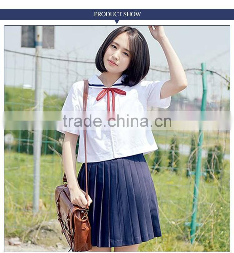 Custom Sailor School Uniform Shirt And Skirt