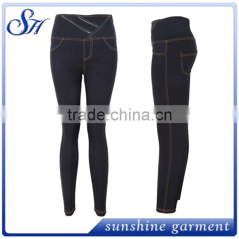 High quality jeans pants for women wholesale woven trousers jeans pants