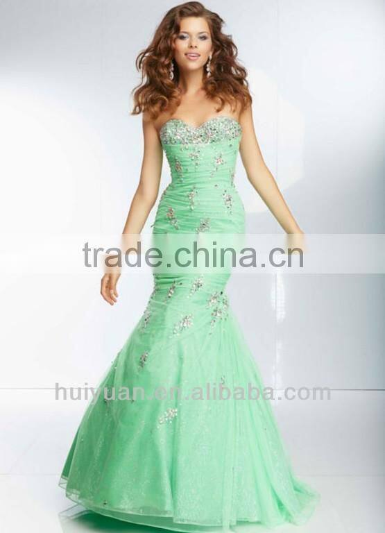 Mermaid Sweetheart Beaded Bodice Party Dresses For Women