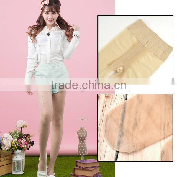 Ultra-thin personality color diamonds jacquard pantyhose