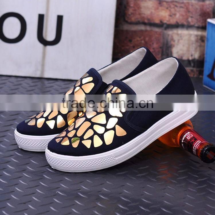 New designs free sample fashion women shoes casual sneakers 2017