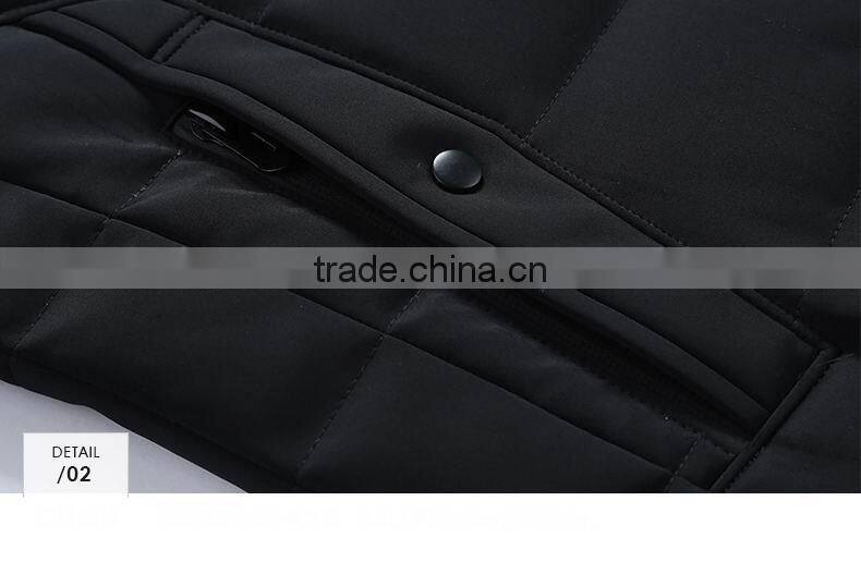 Men Stand Collar Fashion Slim Lightweight Warm Quilting Padded jacket