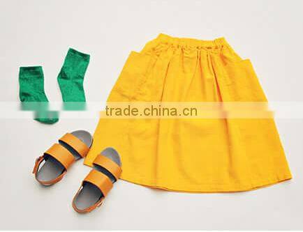 School Uniform Grids Bow Skirt Baby Girl Mini Dress Wholesale Boutique Clothes