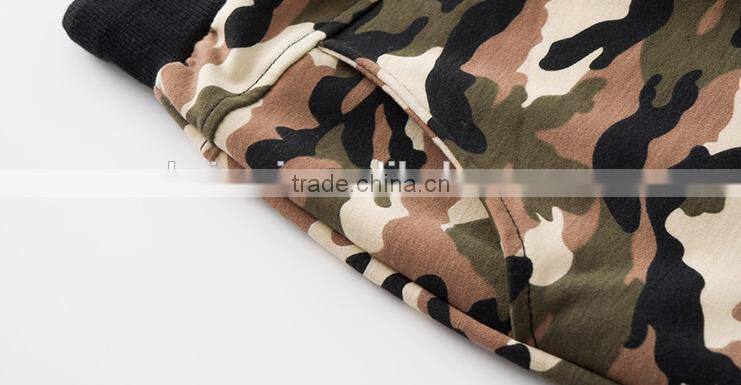 Fashionable ladies full printing camouflage cheaper wholesale good quality warm comfort fleece CVC80/20cotton