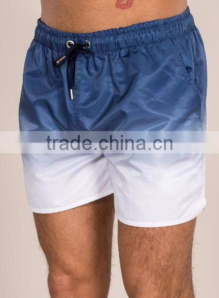 New fashion style mens shorts dip dye beach shorts dry fit shorts