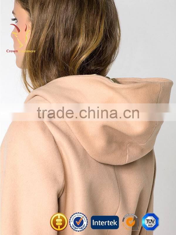 Womens Long Coat with Hood,Women's Long Coat Woolen Overcoats