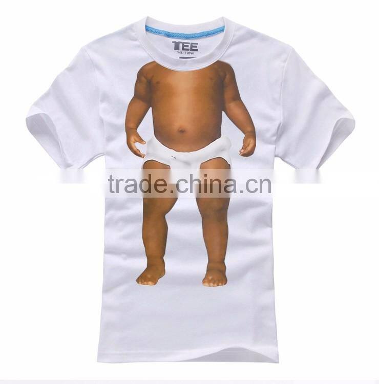 Guangzhou manufacturer supply high quality 100% cotton Custom Printed t-shirt with your own design