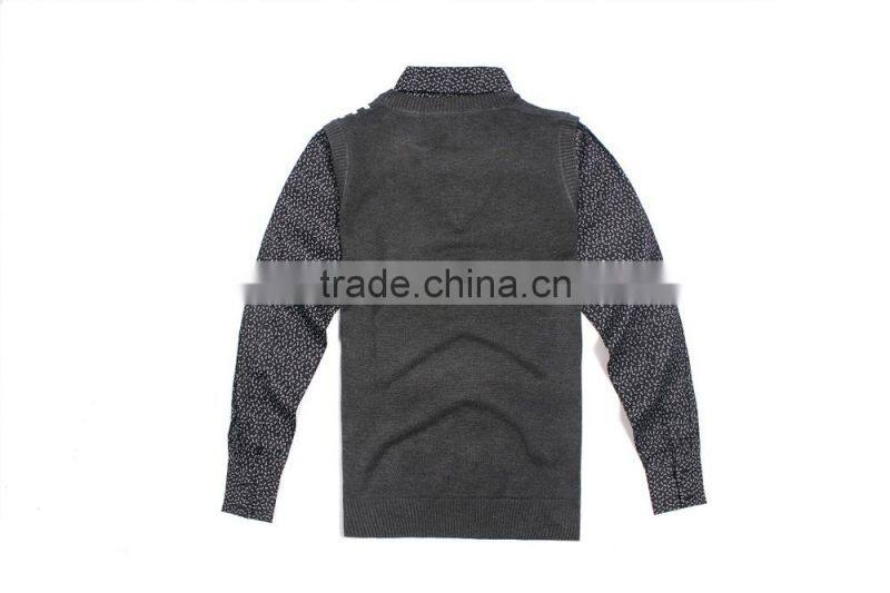 Black 2015 Fashion Pullover Sweater Men