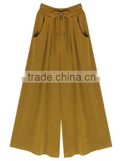 EY0542P new design fashion loose women dress pants made in china
