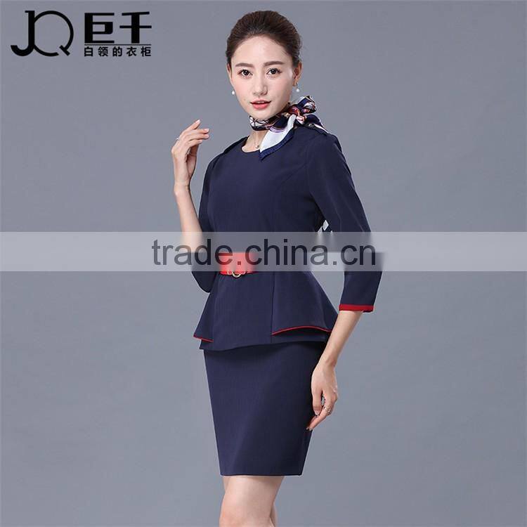 OEM Wholesales Woman Staff Female Manager Uniform Hotel Front Office