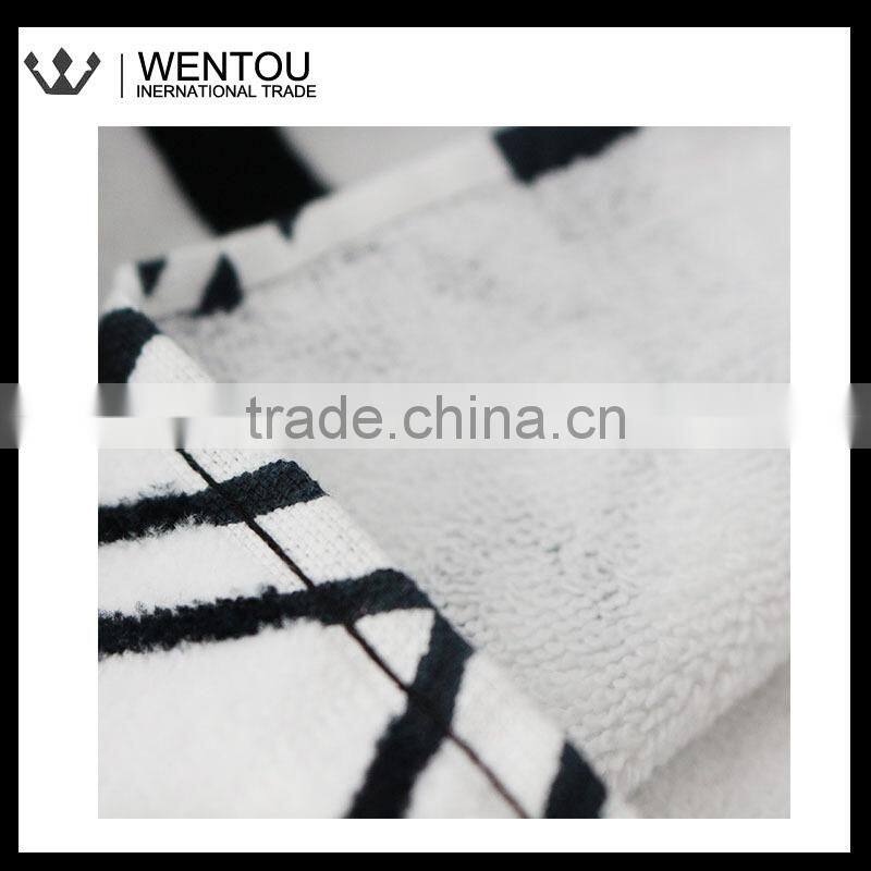 Unique Geometric Pattern Cotton Bath Towel