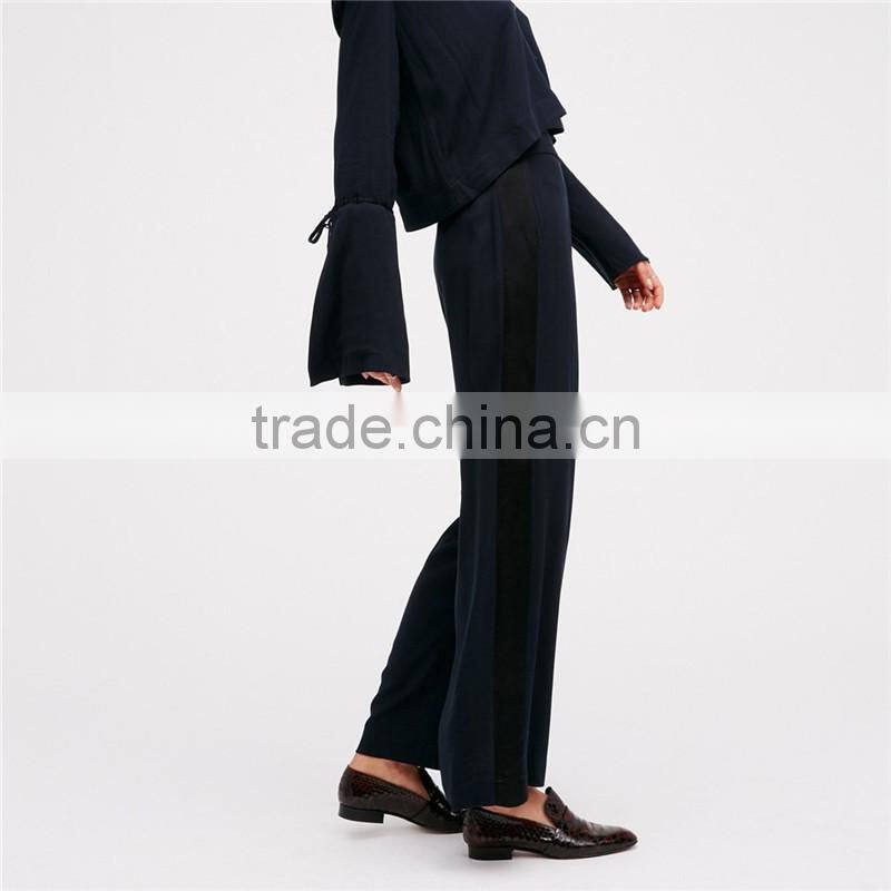 Shibuya Soft Women Chiffon Dress Pants Ladies Pants Sets
