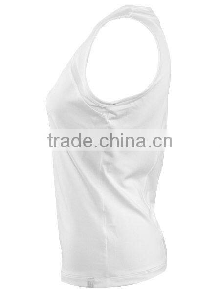 Women's Blank White Tennis Top