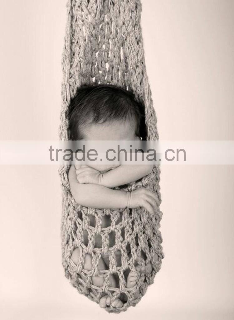 Photography prop Crochet baby swaddle baby sleeping bag knitted baby hat photo prop