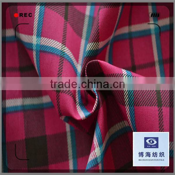 100% cotton stretch poplin fabric construction
