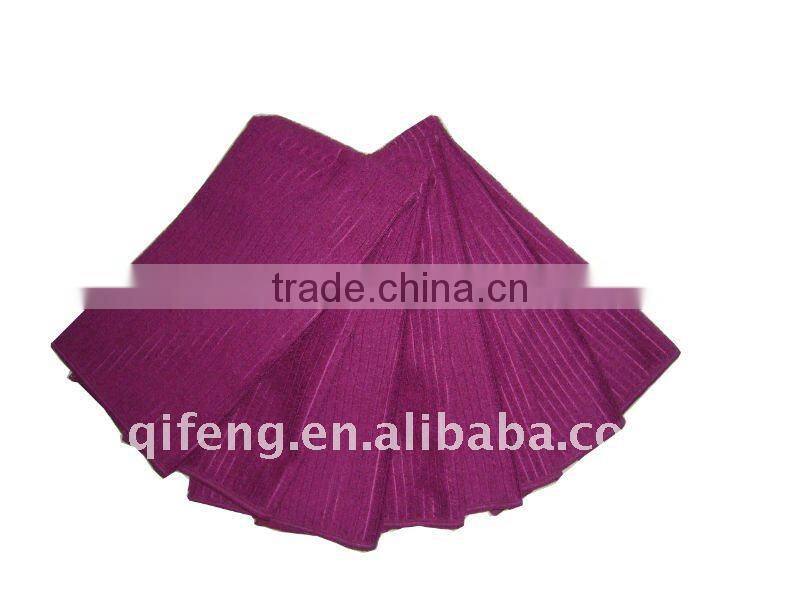 Stripe Purple Microfiber Towel