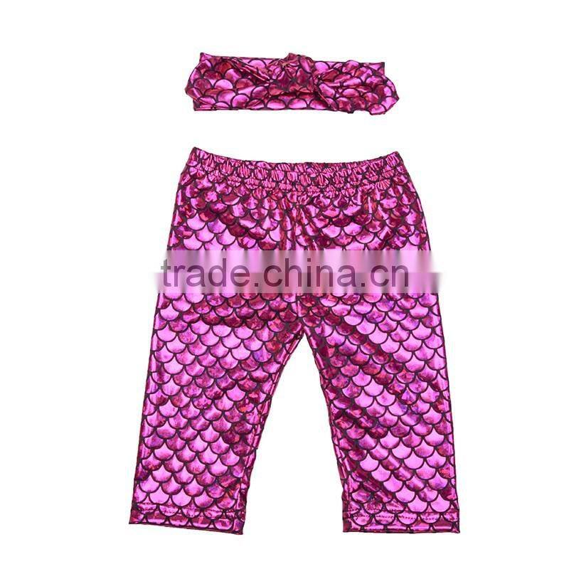 Handmade Baby Mermaid leggings capri or ankle length